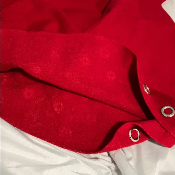 Sioni Red Circle Grommet Skirt❤️ - Picture 5 of 5